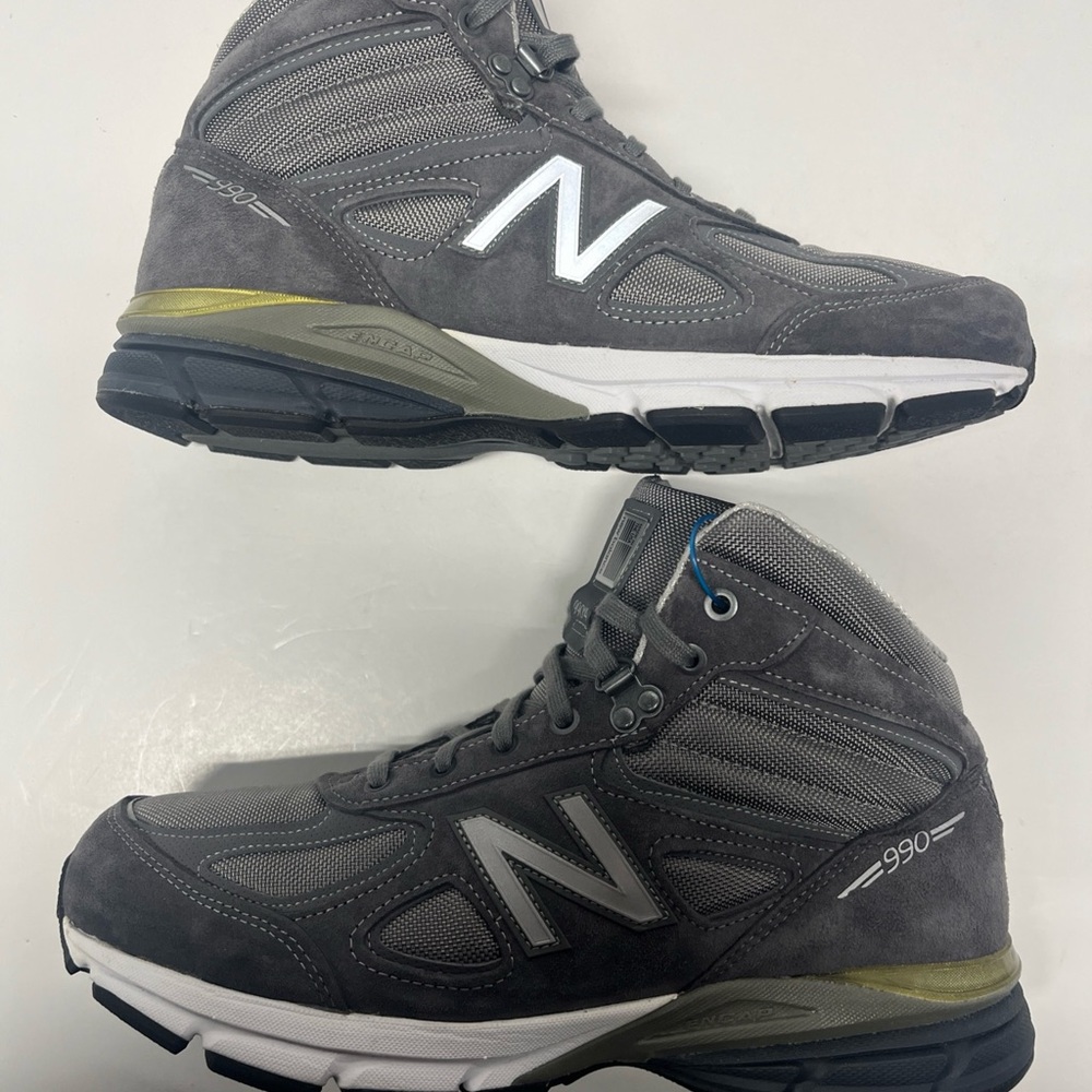 New Balance 990v4 Boots Mid Men’s Size 11 4E Wide Made In USA Gray MO990GR4 RARE - Picture 3 of 15